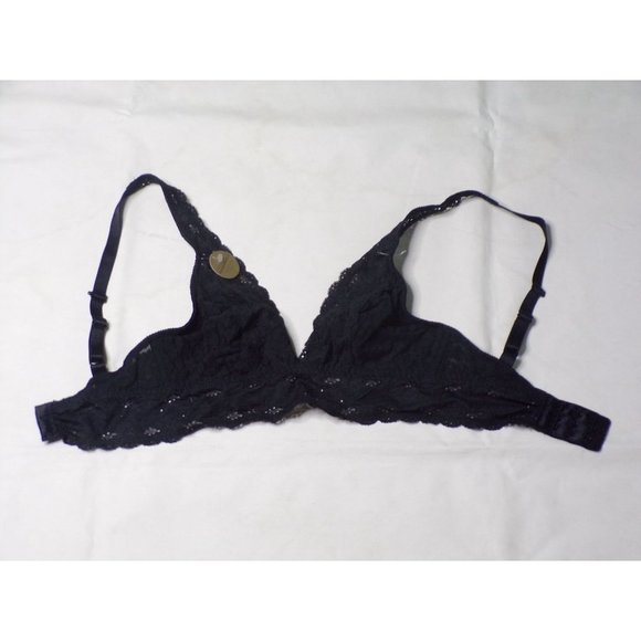 WACOAL Halo Soft Unpadded Lace Wireless Convertible Bra Black #811205 32 NEW - Picture 8 of 12